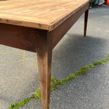 Table de ferme pied fuseau