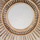 Rattan sun mirror