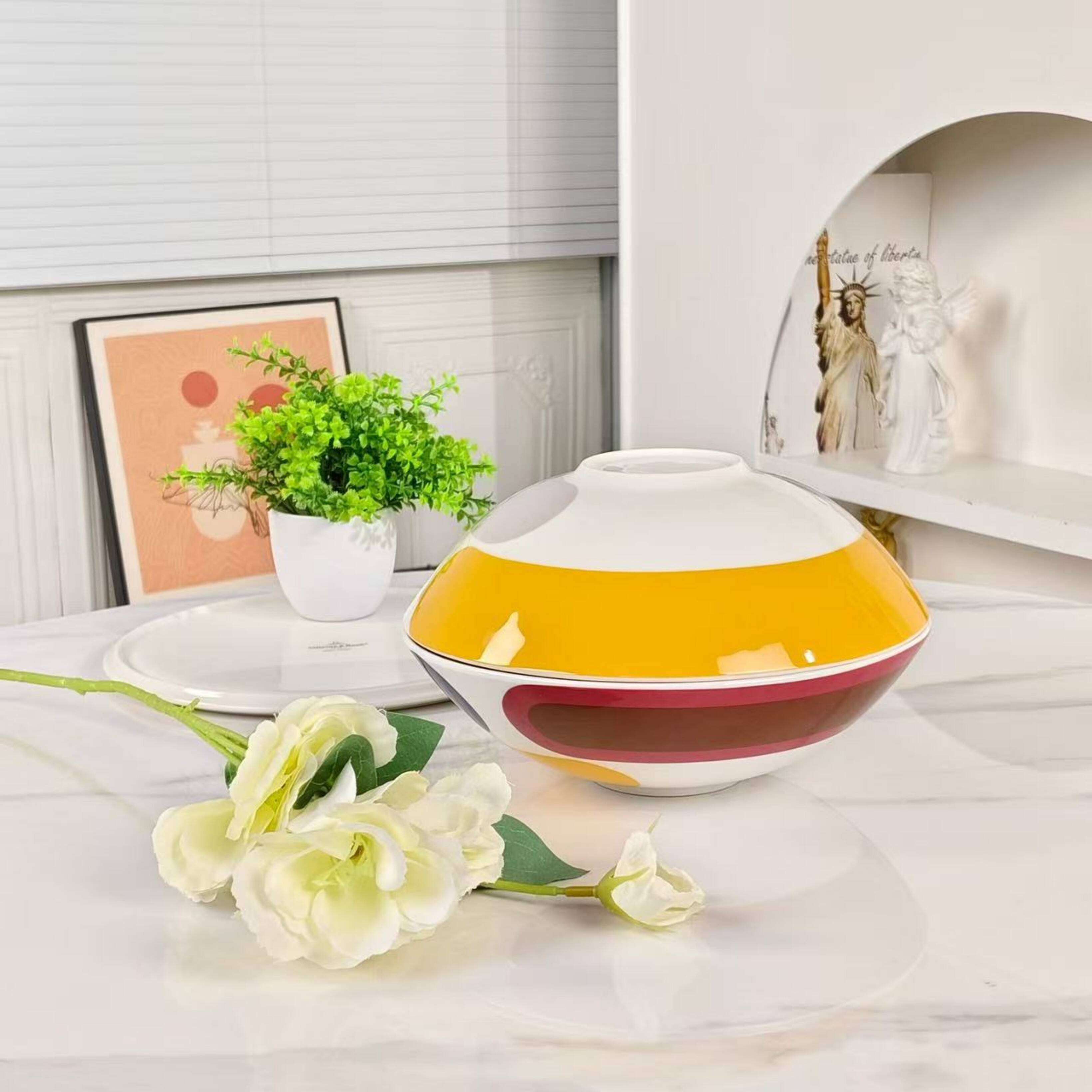 Villeroy & Boch La Boule Miami – Ensemble de vaisselle en porcelaine complet