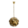 Beautiful floral-style spherical metal ceiling lamp, 1970s Regency design