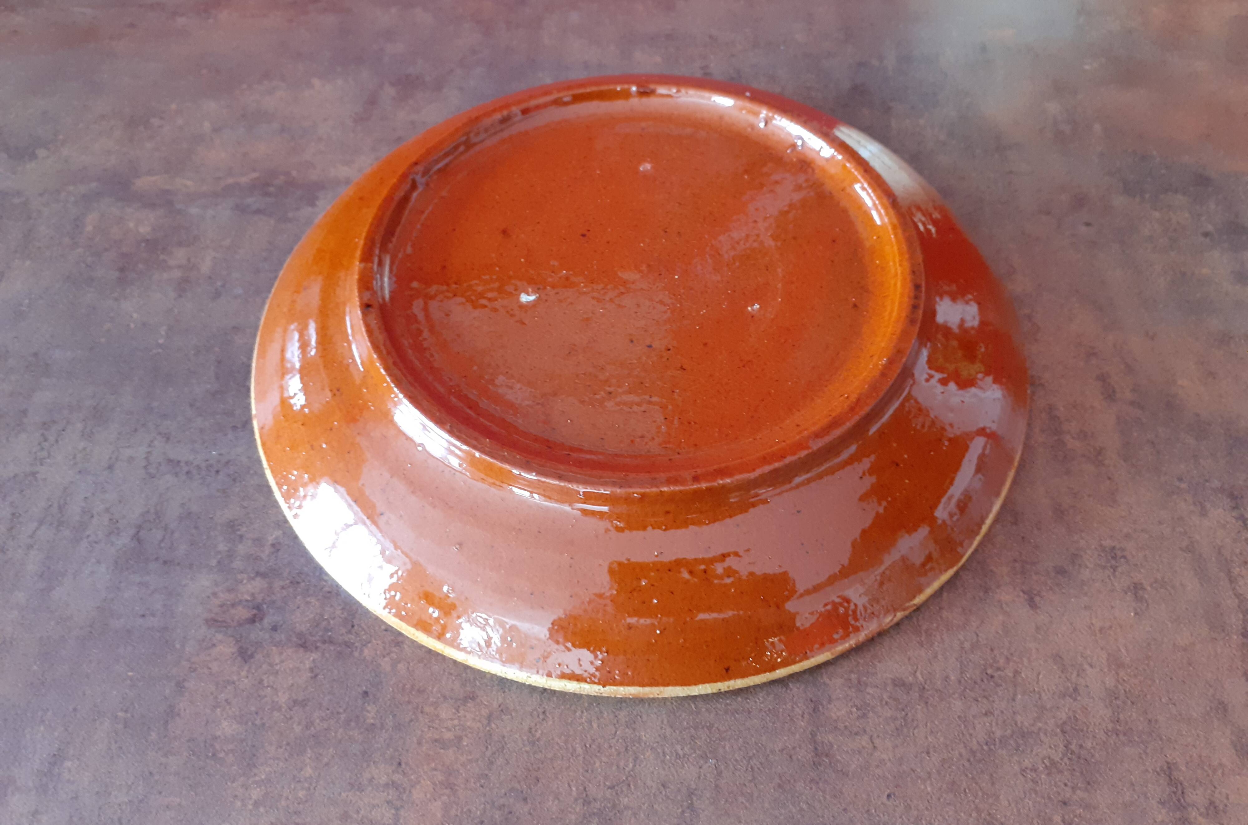 Ceramic plate with animal theme "the Bull"