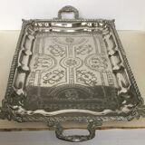 Silver metal tea service