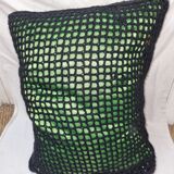 Vintage 70's crochet cushion