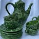 Vintage cabbage leaf service