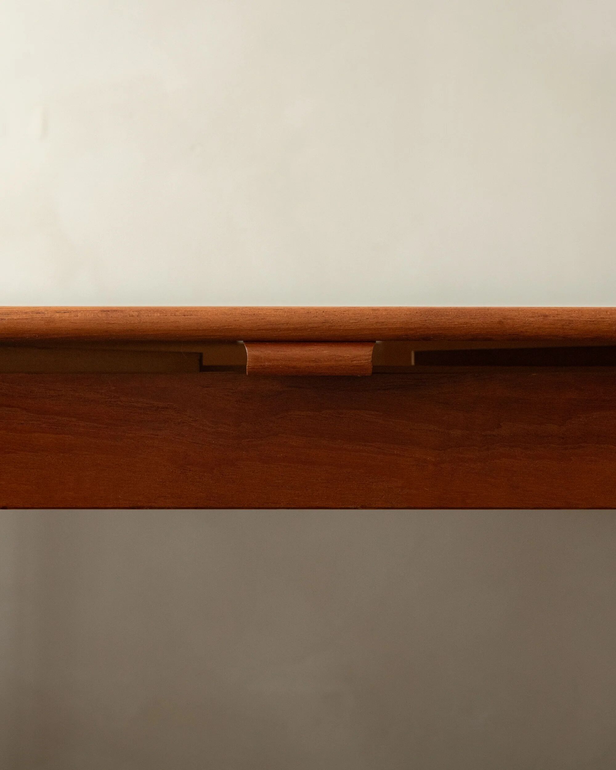 Danish modern teak extendable dining table model 24 by Ansager Møbler 1960s