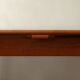 Danish modern teak extendable dining table model 24 by Ansager Møbler 1960s