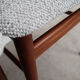 Set of three teak chairs, danish design, 1970s