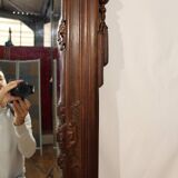 Large Mirror From The End Of The 19th Japanese Style, Attributed To Viardot