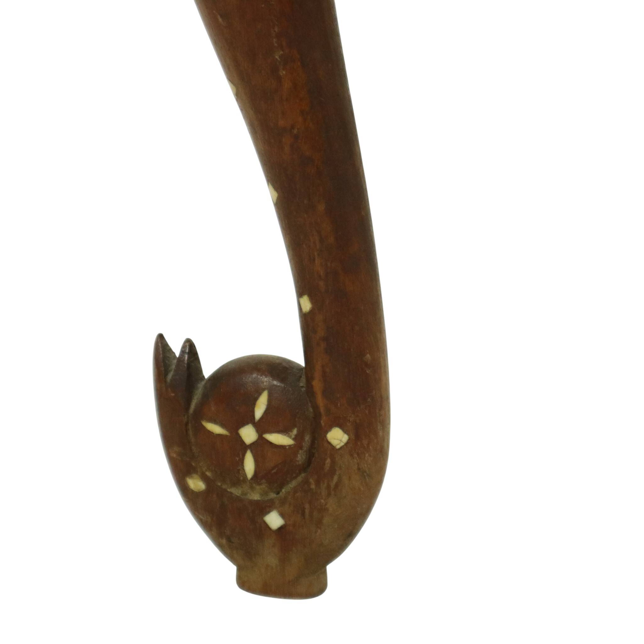 Anglo-Indian Taj Mahal Side Table Plant Table Teak 41cm