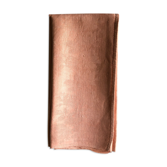 Old coral damask towels