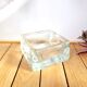 Empty ashtray glass paved pocket