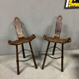 Brutalist bar top stools