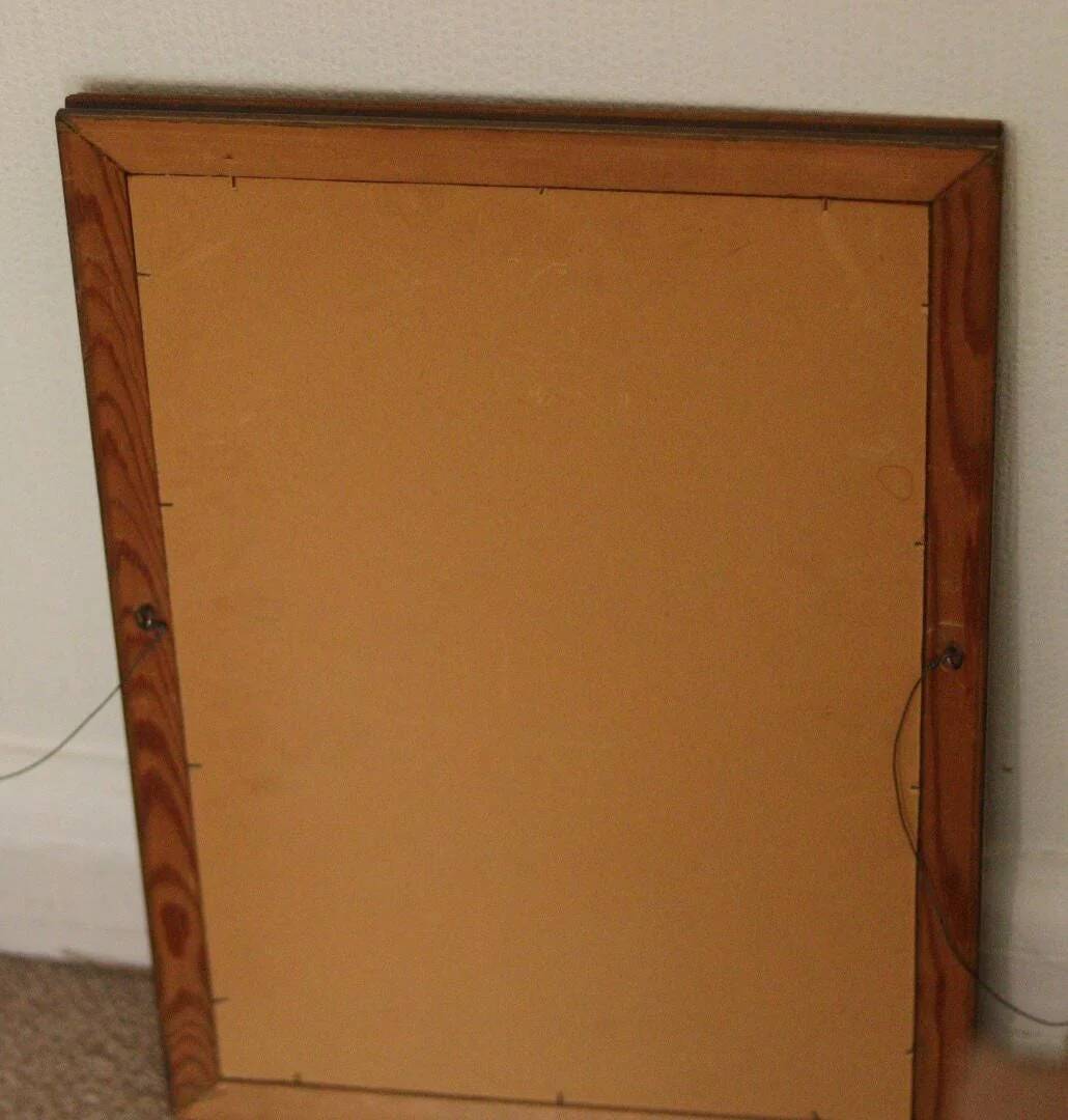 Original European oil on panel – construction scene