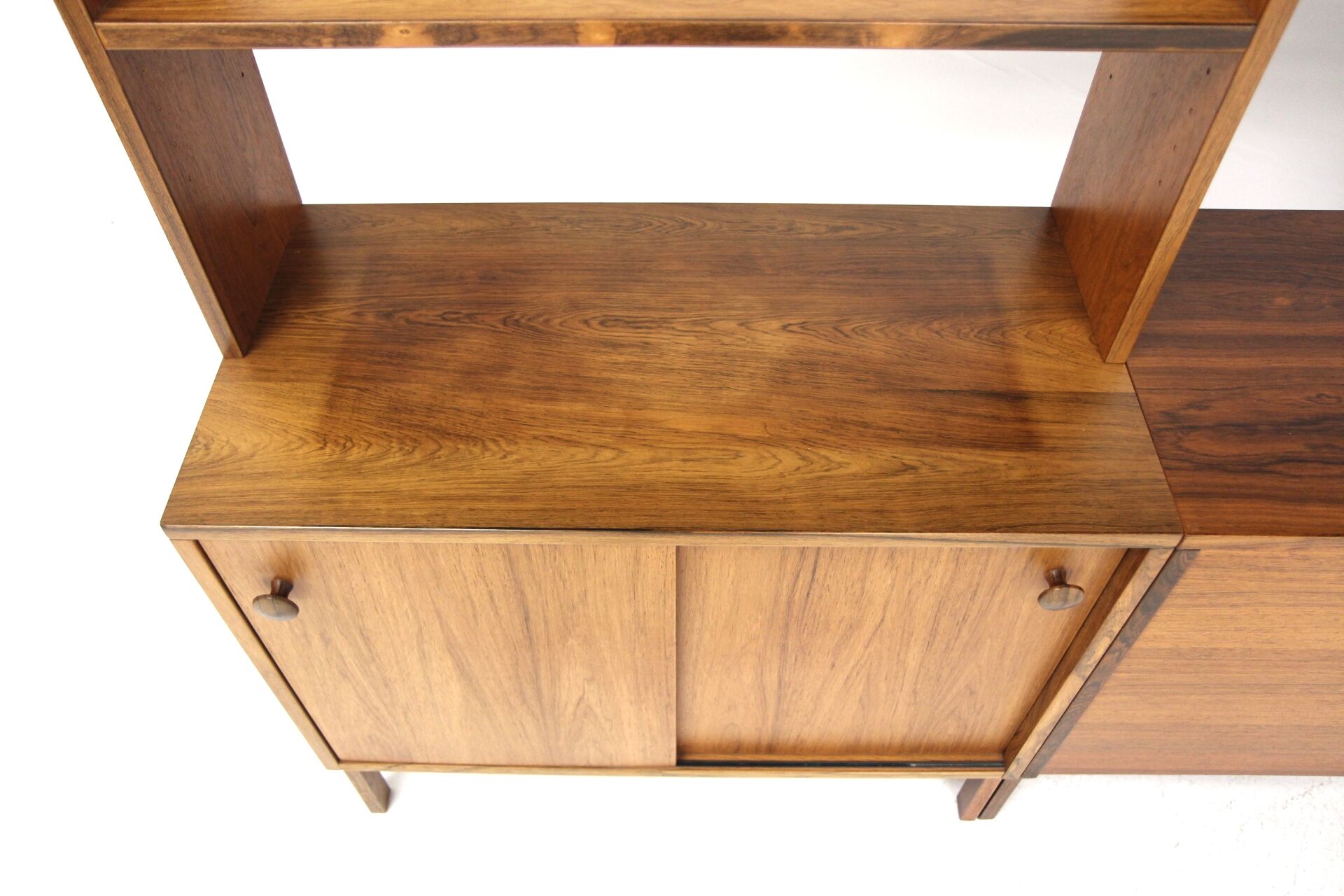 Scandinavian triple bookcase "Domi Record", Troeds, Bjärnum, Sweden, 1960