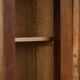 Antique English buffet/bookcase from the 19th century with original glass