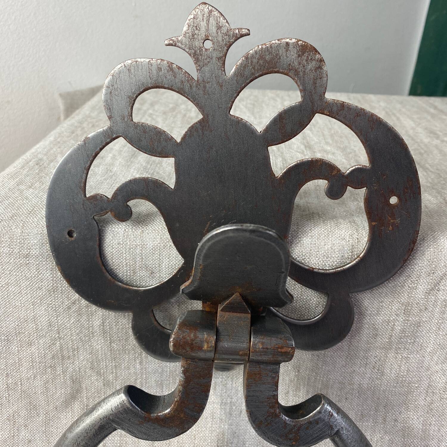 Metal door knocker