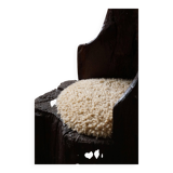 Chaise souche primitive wabi sabi suédoise sculptée à la main, siège en laine d'agneau, 1900s