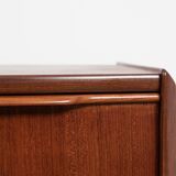 Midcentury Danish wider chest of 5 drawers in teak 1960s