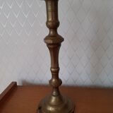 Brass candlestick lamp foot