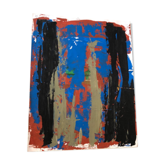 Abstract Gouache on paper
