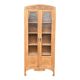 Parisian glass cabinet art deco raw wood 1930