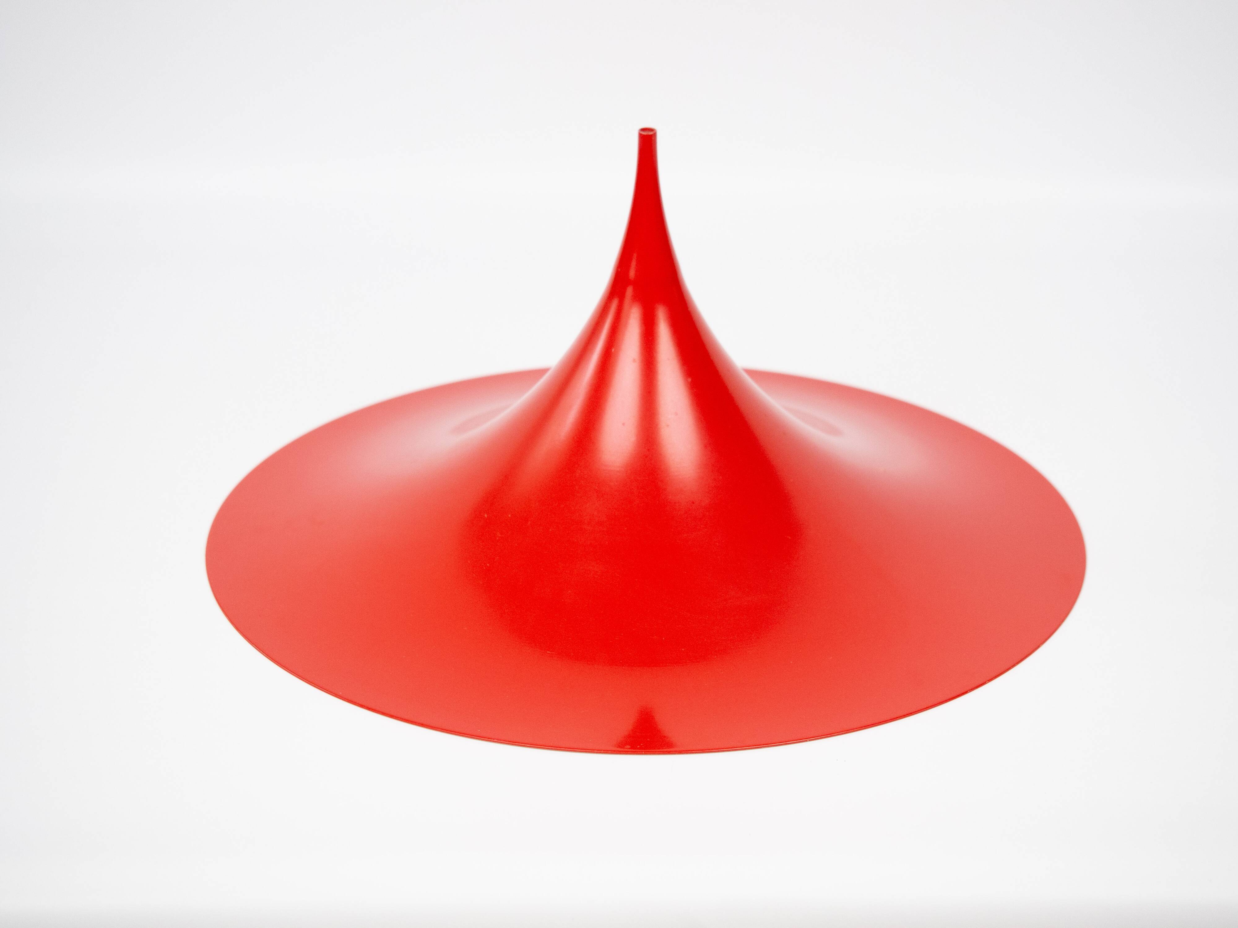 Danish vintage Semi lamp by Bonderup and Thorup, 1968