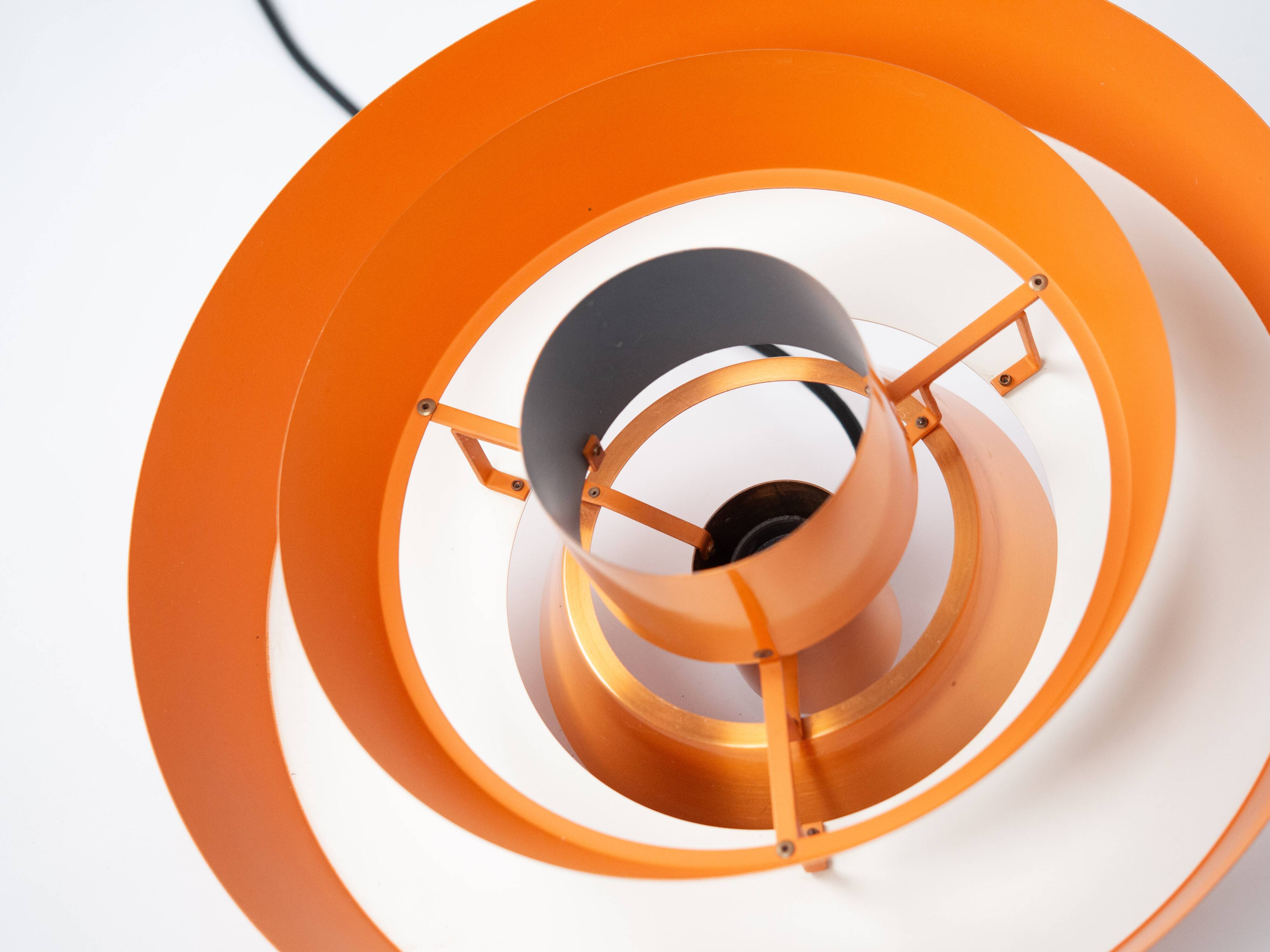 Danish vintage pendant lamp Nova by Jo Hammerborg, Fog og Moruo, 1963