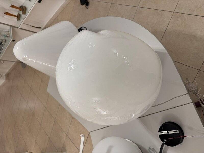 Large Munega Table Lamp in Murano Glass by Luciano Vistosi, 1980s