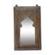 Mirror patine grey teck 27x44cm