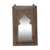 Mirror patine grey teck 27x44cm