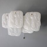 Pair of sconces JT Kalmar in iced glass