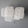 Pair of sconces JT Kalmar in iced glass