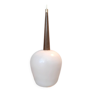 Suspension Louis Kalff - opaline blanche