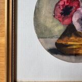 Still life with Nasturtiums signed Cornillon 20th century