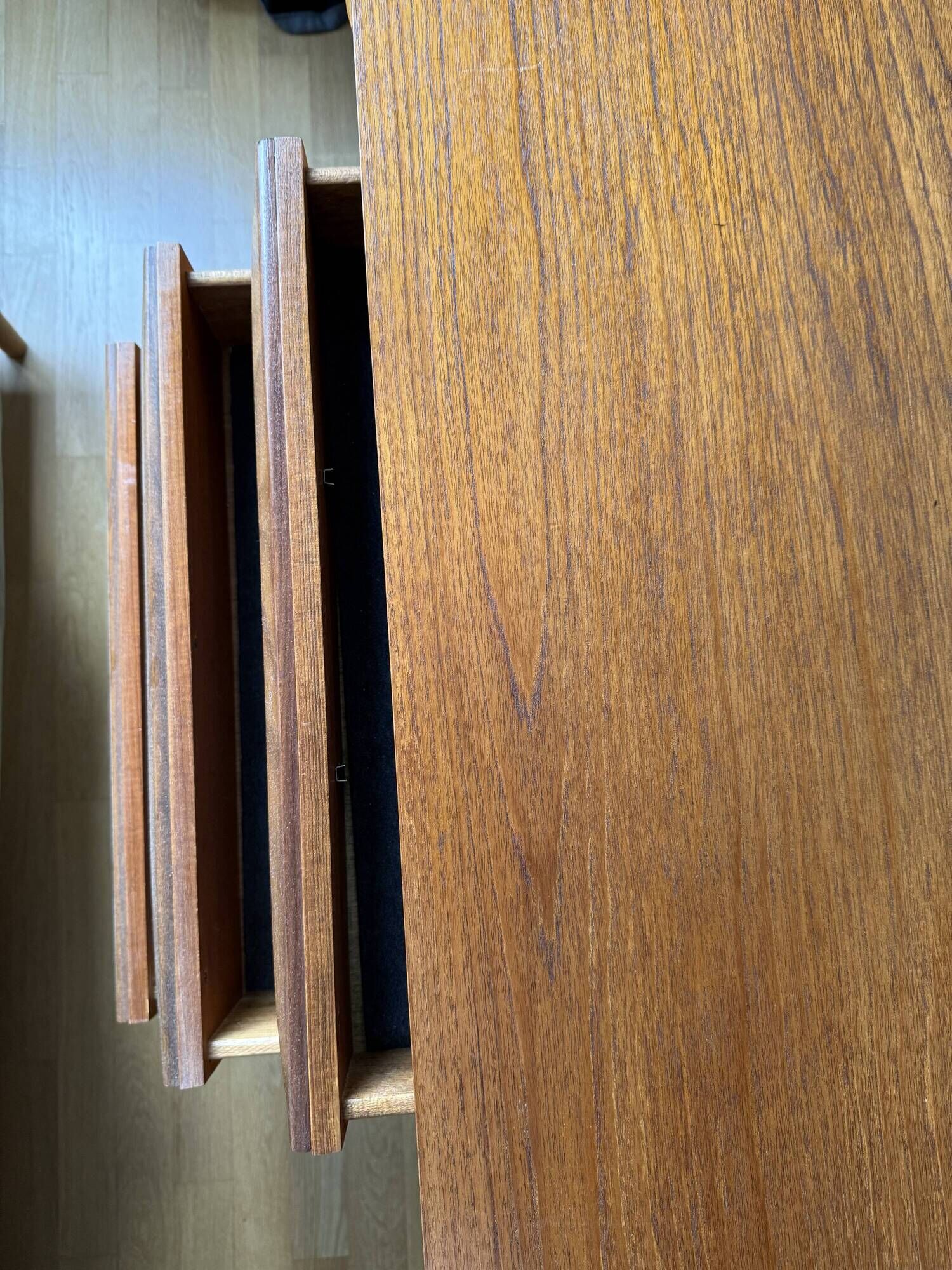 Vintage Scandinavian teak enfilade from the 1960s.