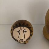 3 Lions in Ceramic by Lisa Larson for Gustavsberg