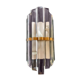 Venini sconce glass and gilded structure