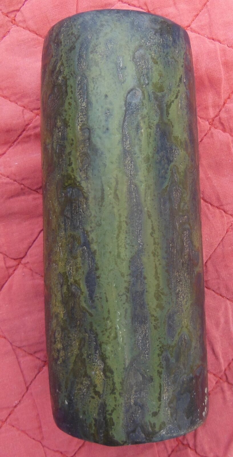 Monogrammed ceramic roll vase C.l, to be identified