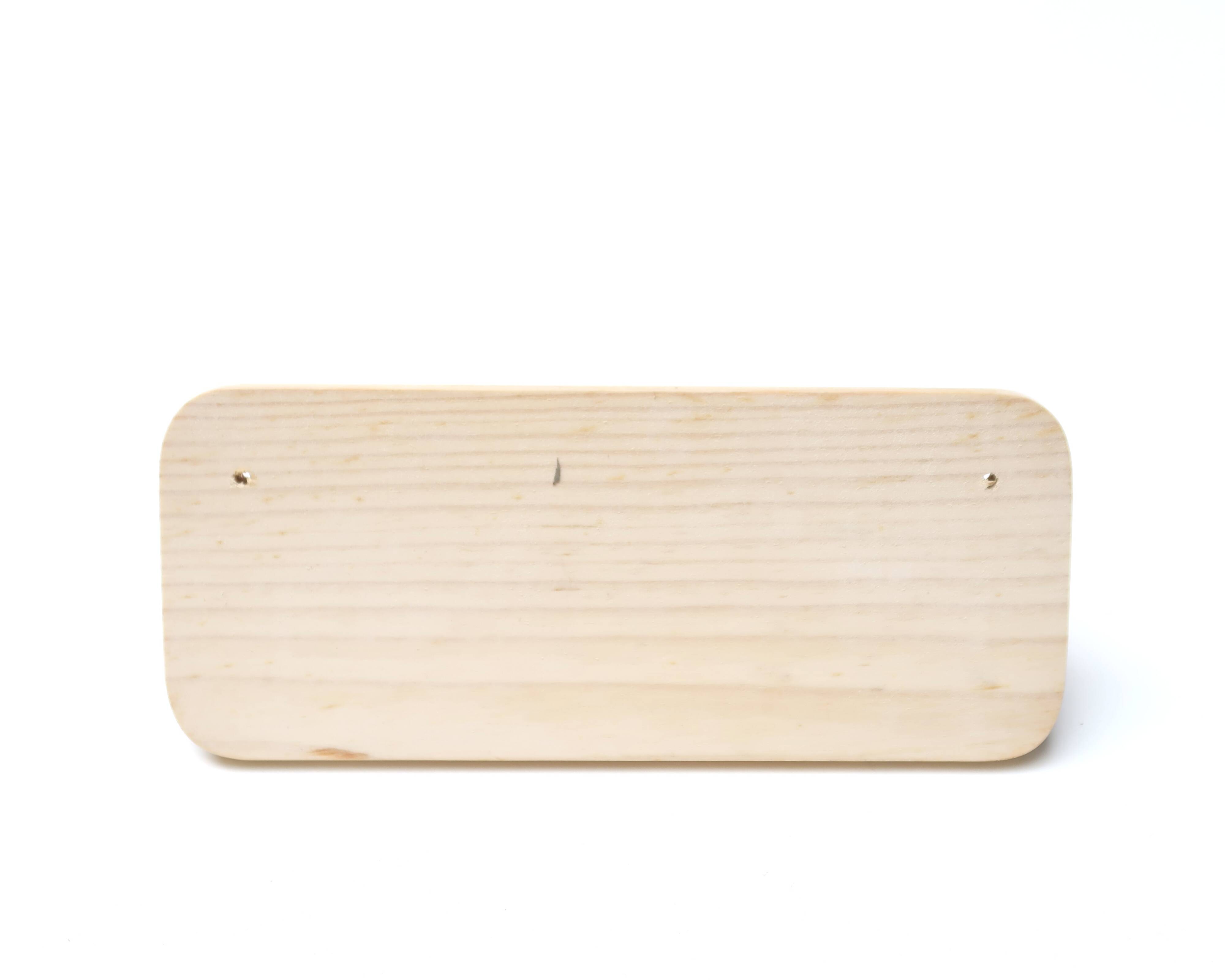 Pine wood wall coat rack, 70s