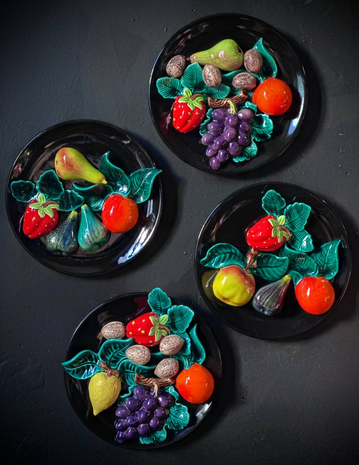 Vallauris barbotine plate Albert Ferlay