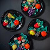 Vallauris barbotine plate Albert Ferlay