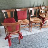 Straw chairs