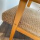 Pair of Manucere armchairs with vintage compass legs