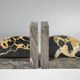 Marble and onyx bookends