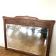 Art Nouveau wooden mirror