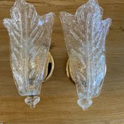 Pair of Murano wall lights
