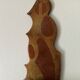 Vintage solid brass gold wall candle holder