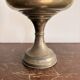 Footed Bowl Silvered Metal Second Empire Pearl Decor 19th Century