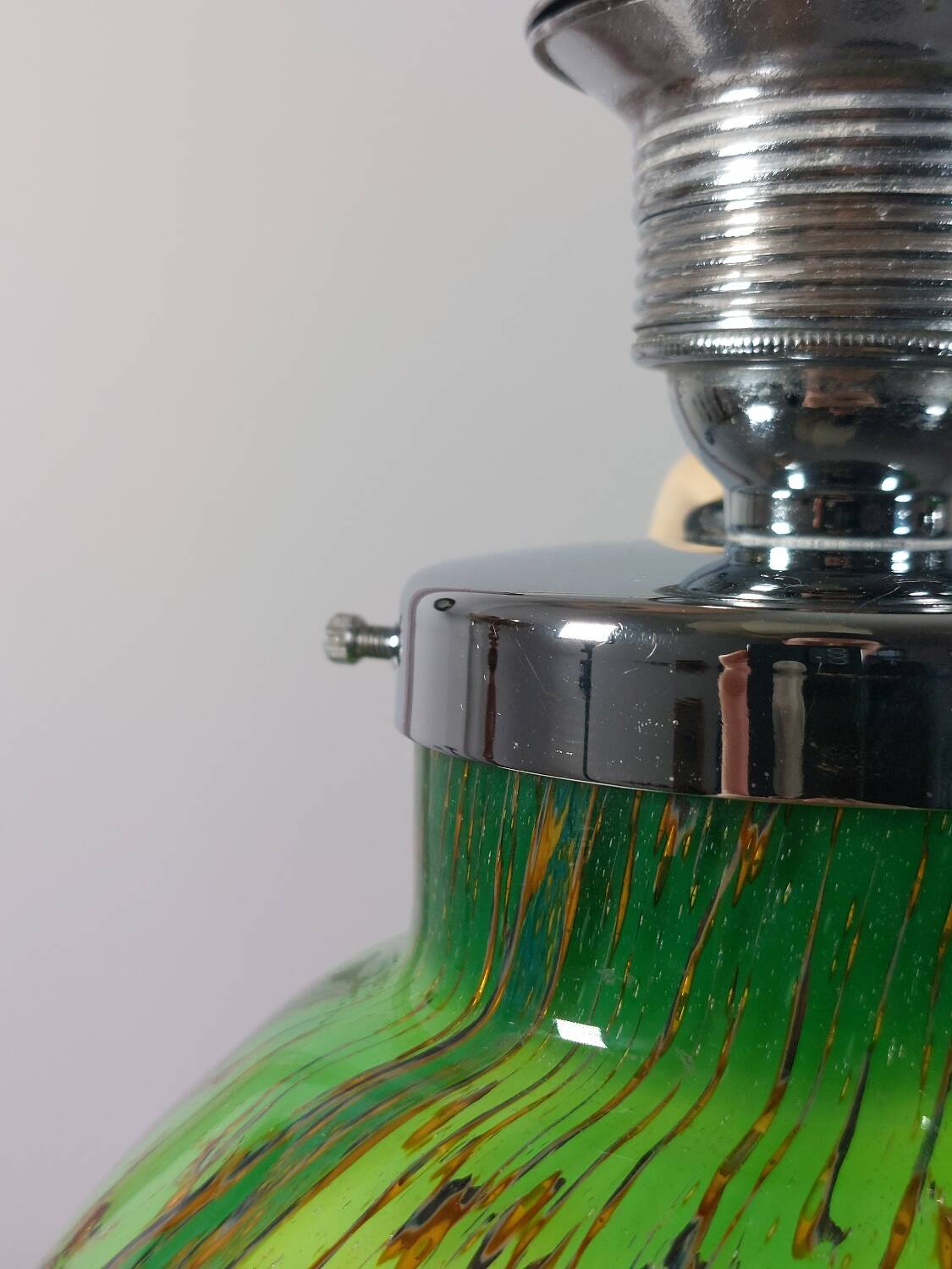 Pair of chrome glass table lamps Ikora WMF Art Deco Karl Wiedmann 1930