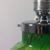 Pair of chrome glass table lamps Ikora WMF Art Deco Karl Wiedmann 1930